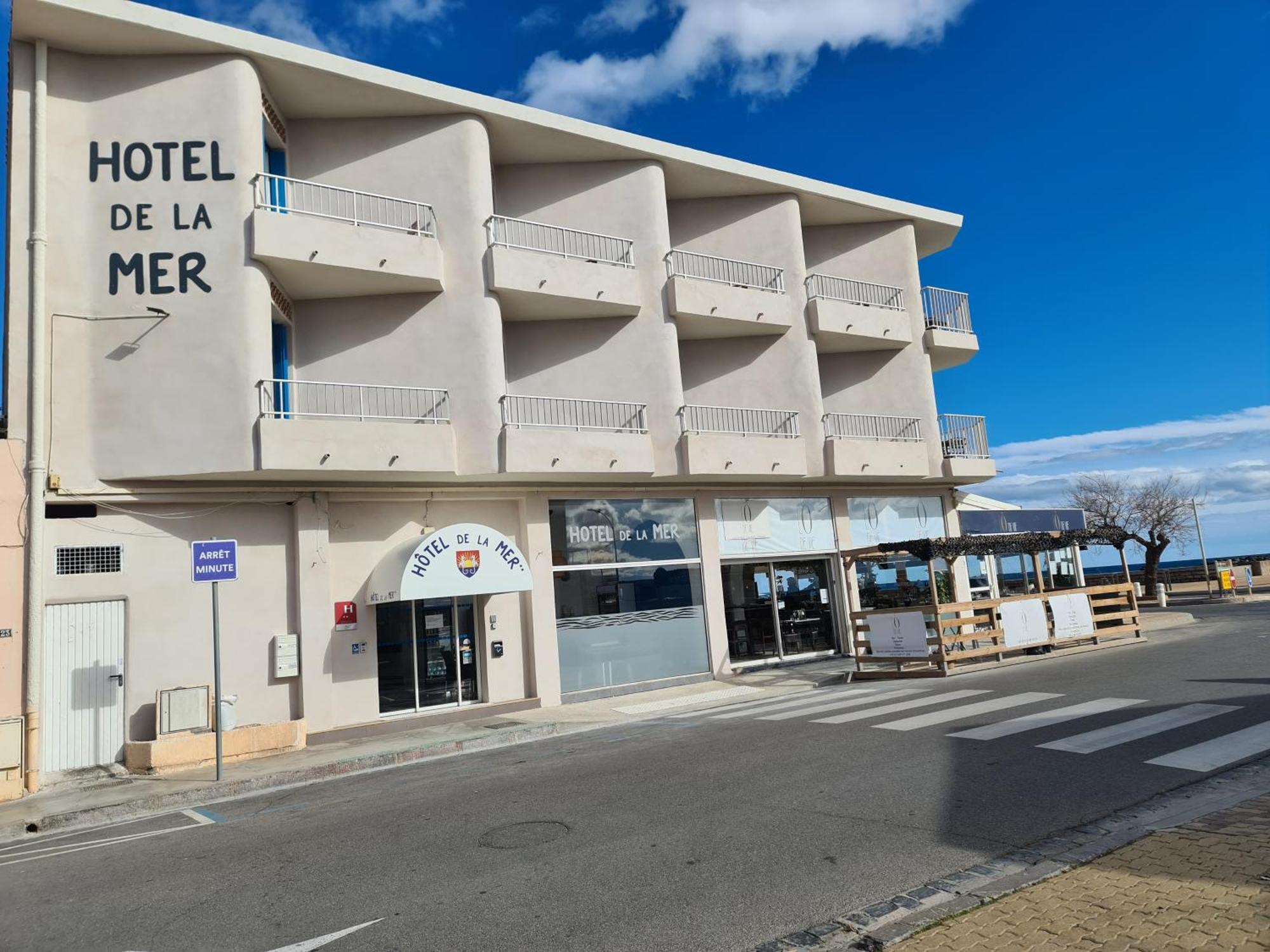 Hotel De La Mer Valras-Plage Exterior foto