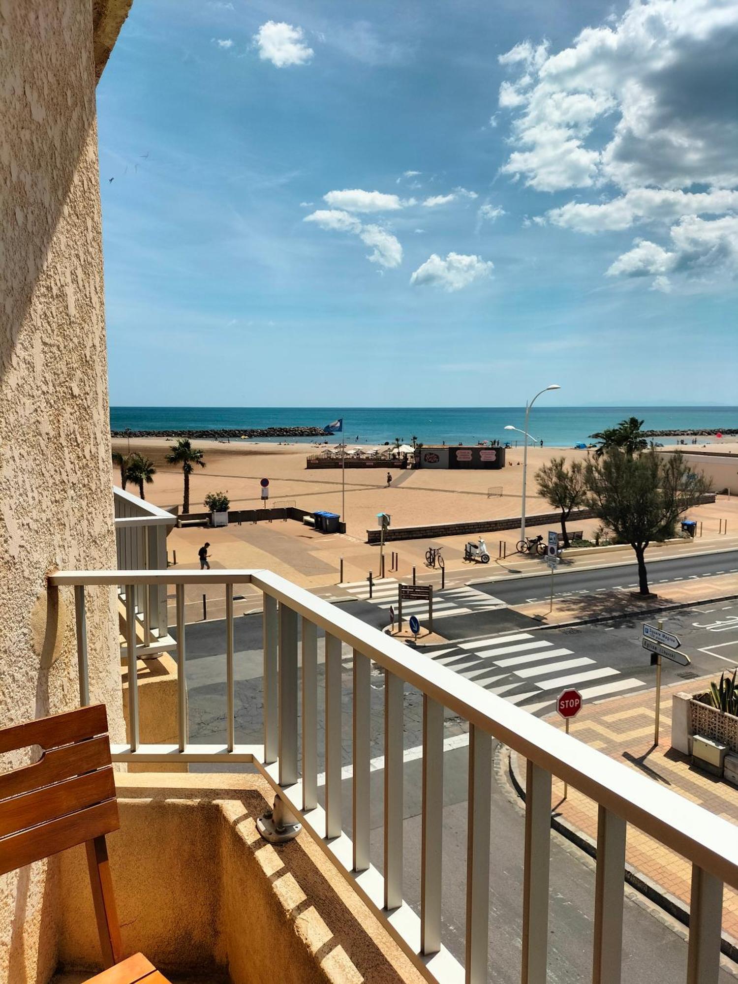 Hotel De La Mer Valras-Plage Exterior foto